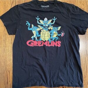 Gremlins Black Short Sleeve Tee Size Large